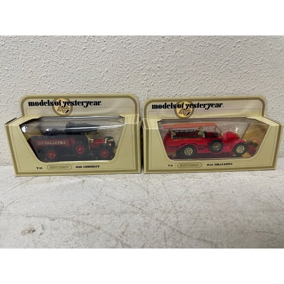 Matchbox Models Of Yesteryear 1918 Crossley & 1920 Rolls Royce. - Picture 1 of 13